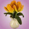 Květina žlutý tulipán