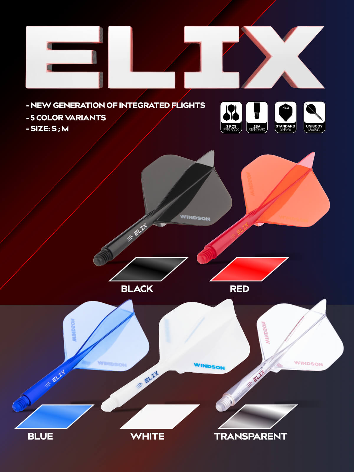 WINDSON ELIX - flights with shafts