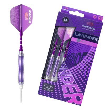 WINDSON LAVENDER 14g Brass - Šipky Soft
