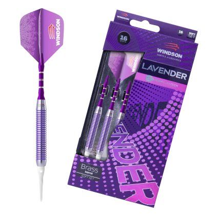 WINDSON LAVENDER 16g Brass - Šipky Soft