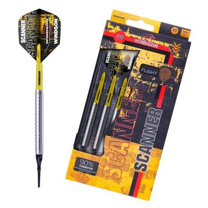 WINDSON SCANNER YELLOW 20g 90% Tungsten - Šipky Soft