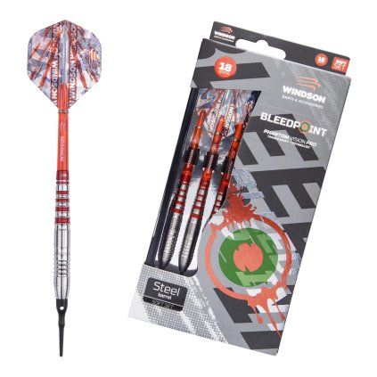 WINDSON BLEEDPOINT SOFT 18g Steel - Šipky Soft