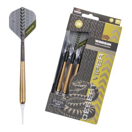 WINDSON DESERT VIPER SOFT 18g Brass - Šipky Soft