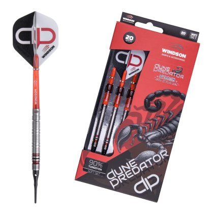 WINDSON DUNE PREDATOR SOFT 20g 90% Tungsten - Šipky Soft