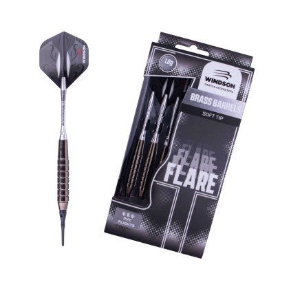 WINDSON FLARE 18g Brass - Šipky Soft