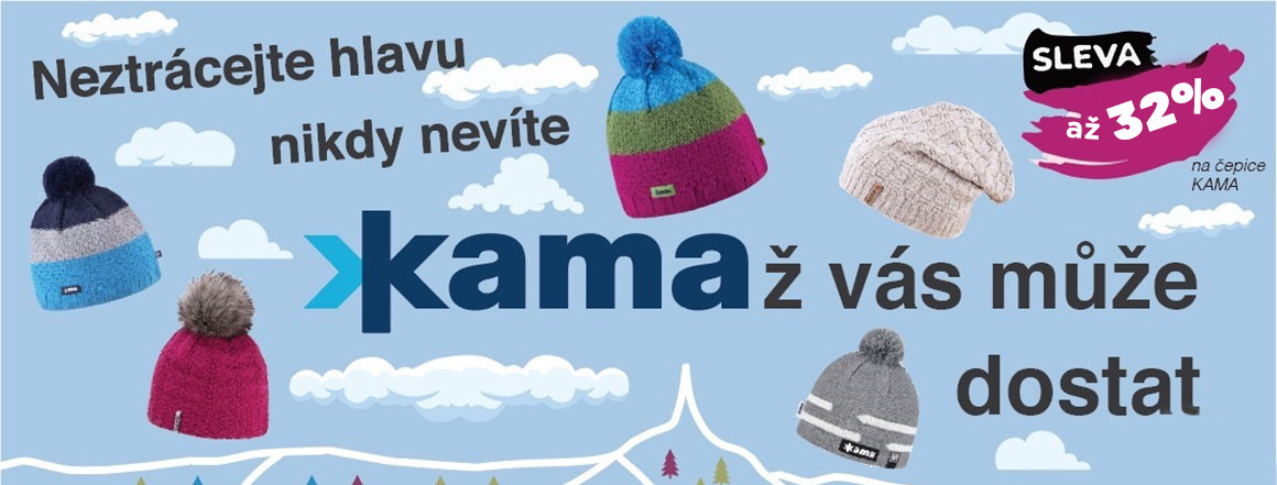 kAMA ČEPICE -30%