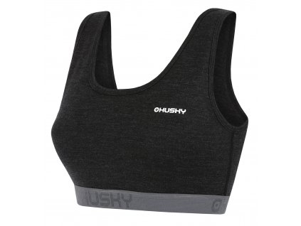 MERINO 100 BRA L BLACK