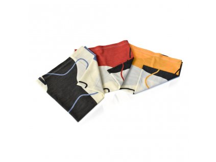 435 multifunkcni satek tubus merino cow oranzovy cerveny cerny obleceni swam