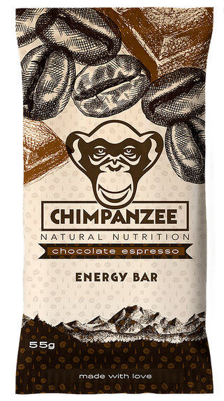 CHIMPANZEE energy bar chocolate espresso