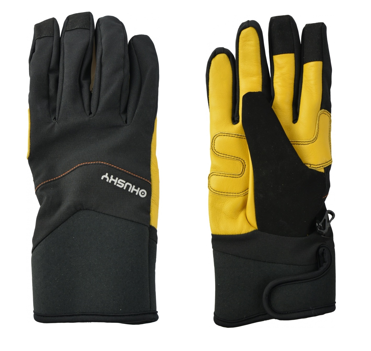 HUSKY ERGON pánské rukavice černo-žluté varianta: L