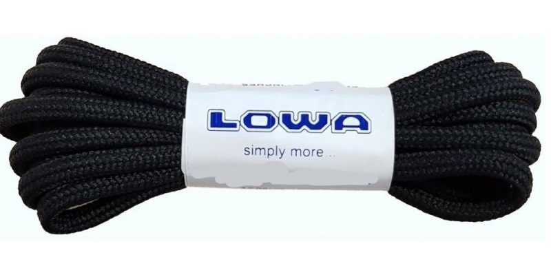 LOWA tkaničky 130cm black