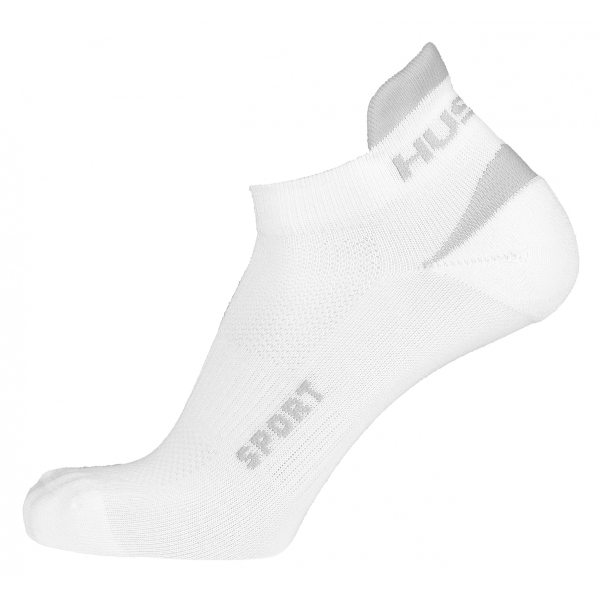 HUSKY SPORT bílá/šedá ponožky varianta: M (36-40)