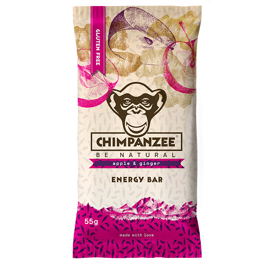 CHIMPANZEE energy bar apple ginger 55g