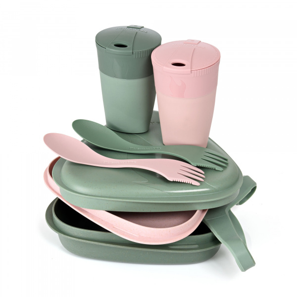 LIGHT MY FIRE Pack n Eat Kit BIO varianta: green/pink