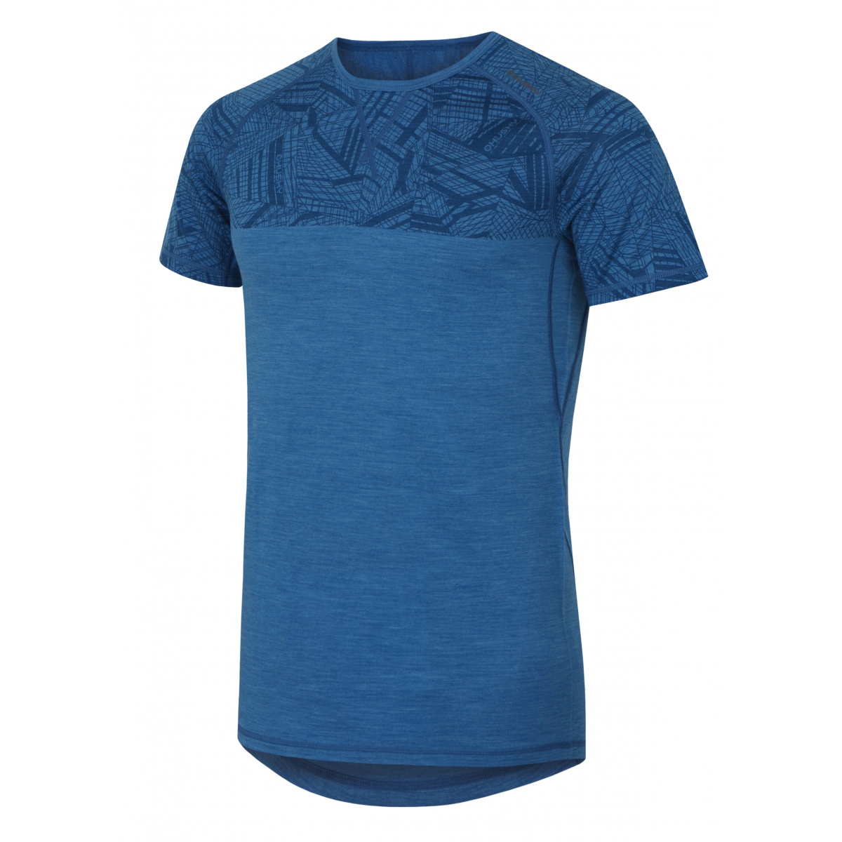 HUSKY MERINO pánské triko KR modrá varianta: XL