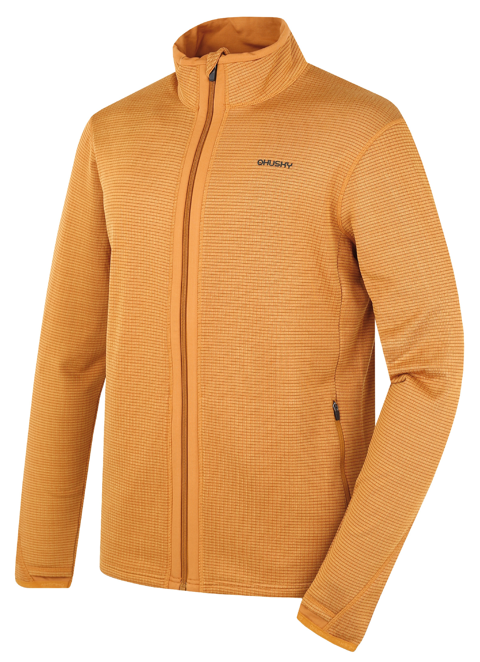 HUSKY ARTIC ZIP M mustard mikina varianta: L