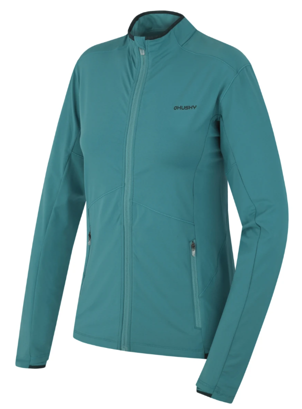 HUSKY TARP ZIP L turquoise dámská mikina varianta: XL