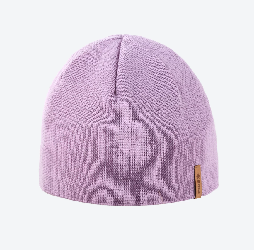 KAMA A02 114 růžová čepice 100%merino Velikost: L