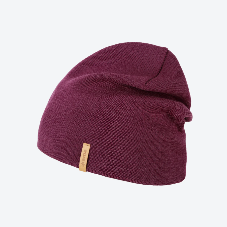 KAMA A160 154 tm.třešňová merino čepice