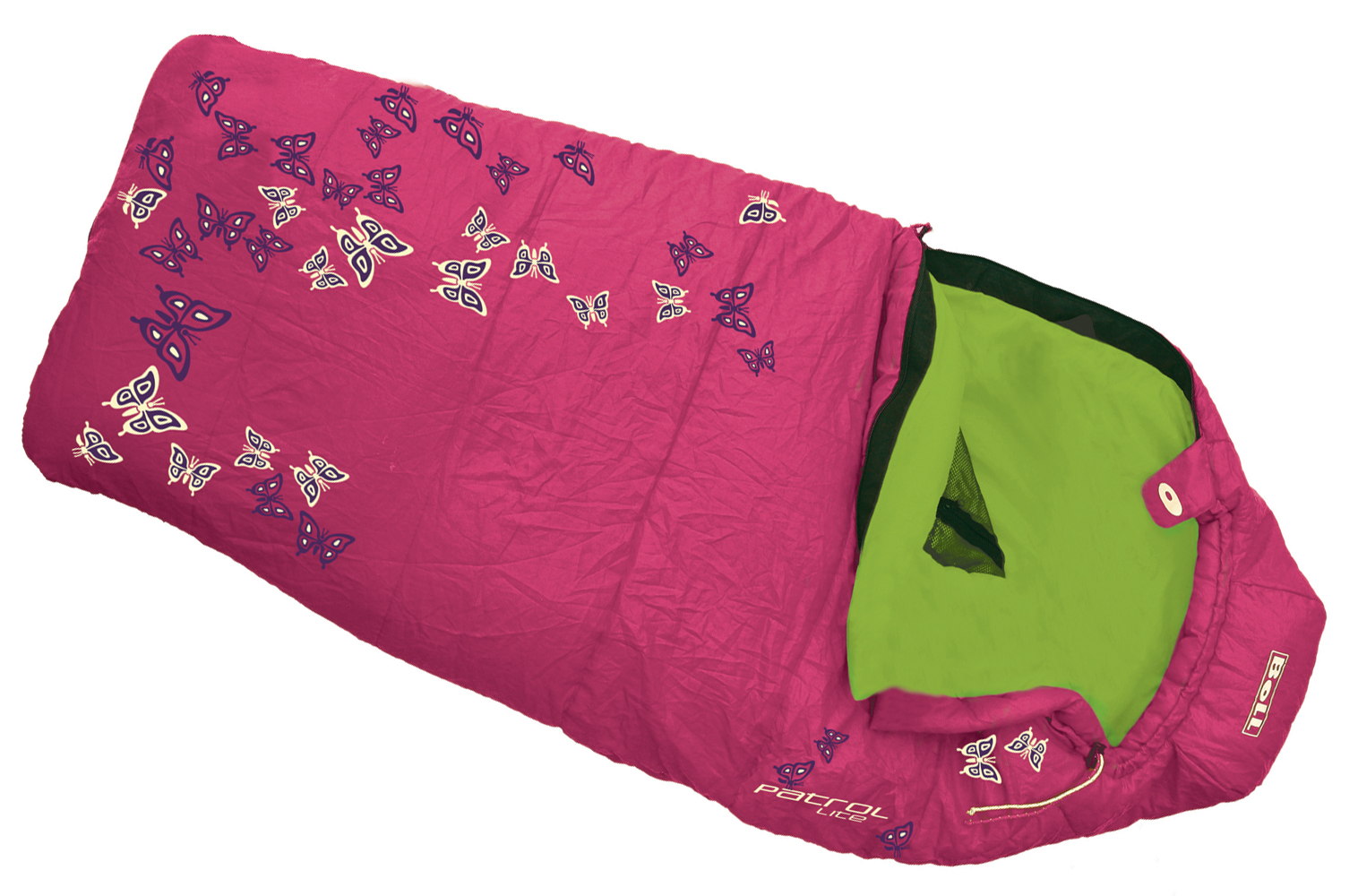 BOLL PATROL LITE fuchsia dětský spacák varianta: levý