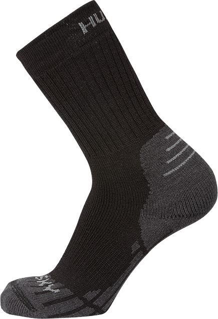 HUSKY ALL-WOOL černá trekové ponožky varianta: L (41-44)