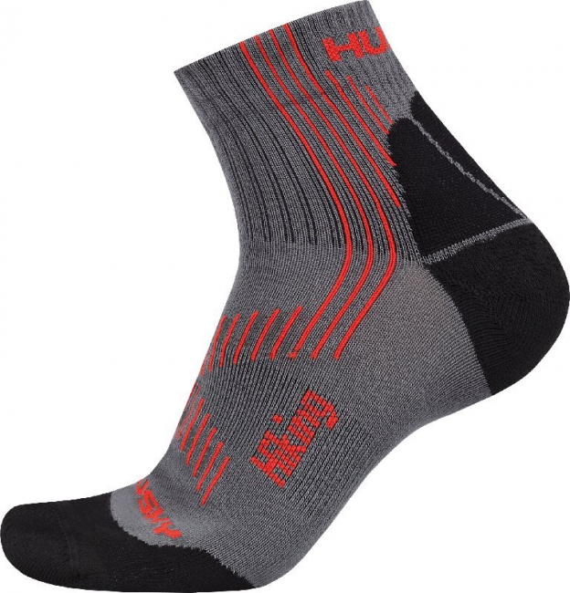 HUSKY HIKING NEW červená ponožky varianta: XL (45-48)