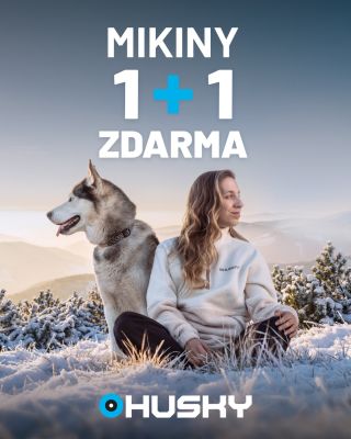 🥳 Využij akci 1 + 1 ZDARMA na HUSKY mikiny 🥳 🔷 Sleva se vztahuje na druhý levnější kus 🔷 Akce platí u nás na prodejně...
