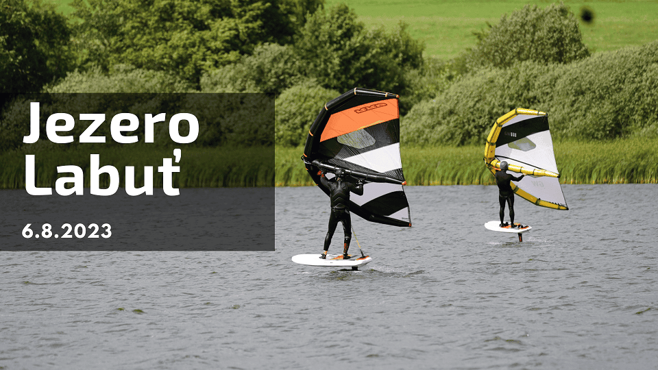 Jezero Labuť - Wingfoiling 6.8.2023
