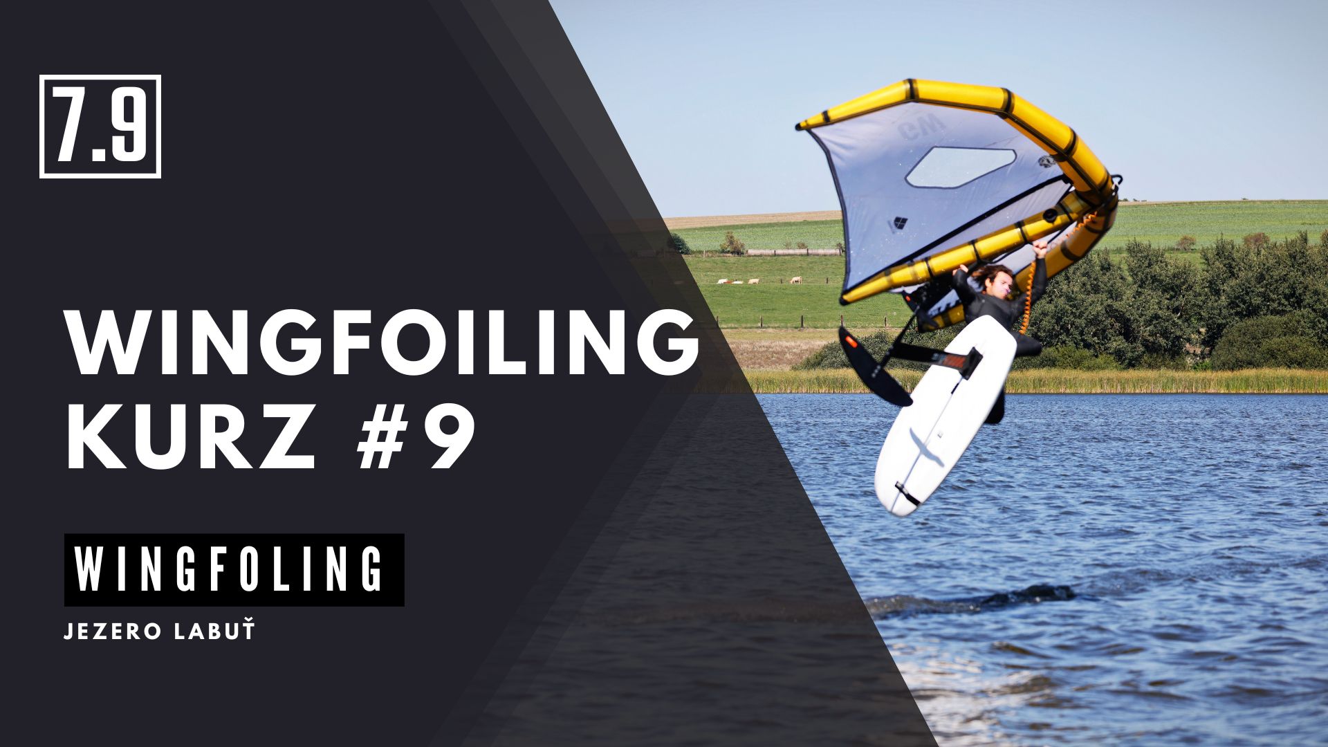 #9 Jezero Labuť 7.9 - wingfoiling kurz