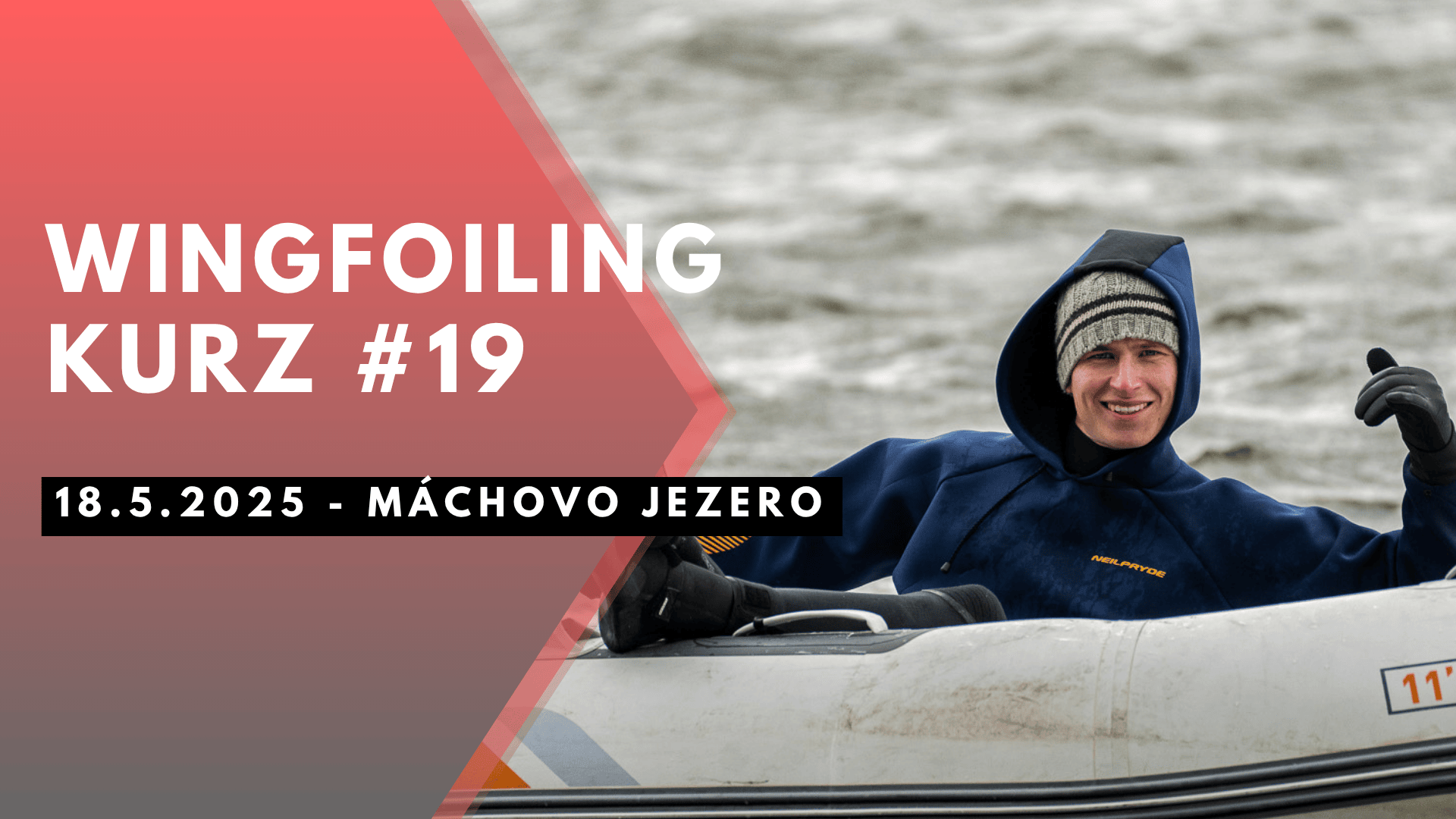 #19  Máchovo Jezero 18.5 - wingfoiling kurz