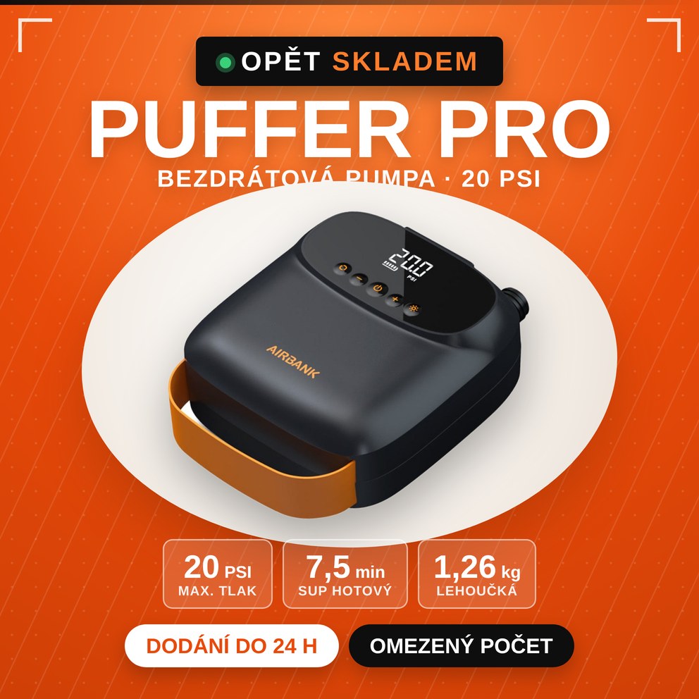 Elektrická pumpa Airbank PUFFER Pro Rechargeable 20 PSI