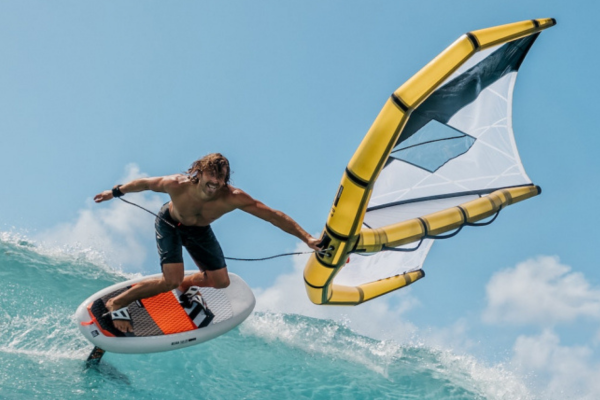 Leash na wing foiling