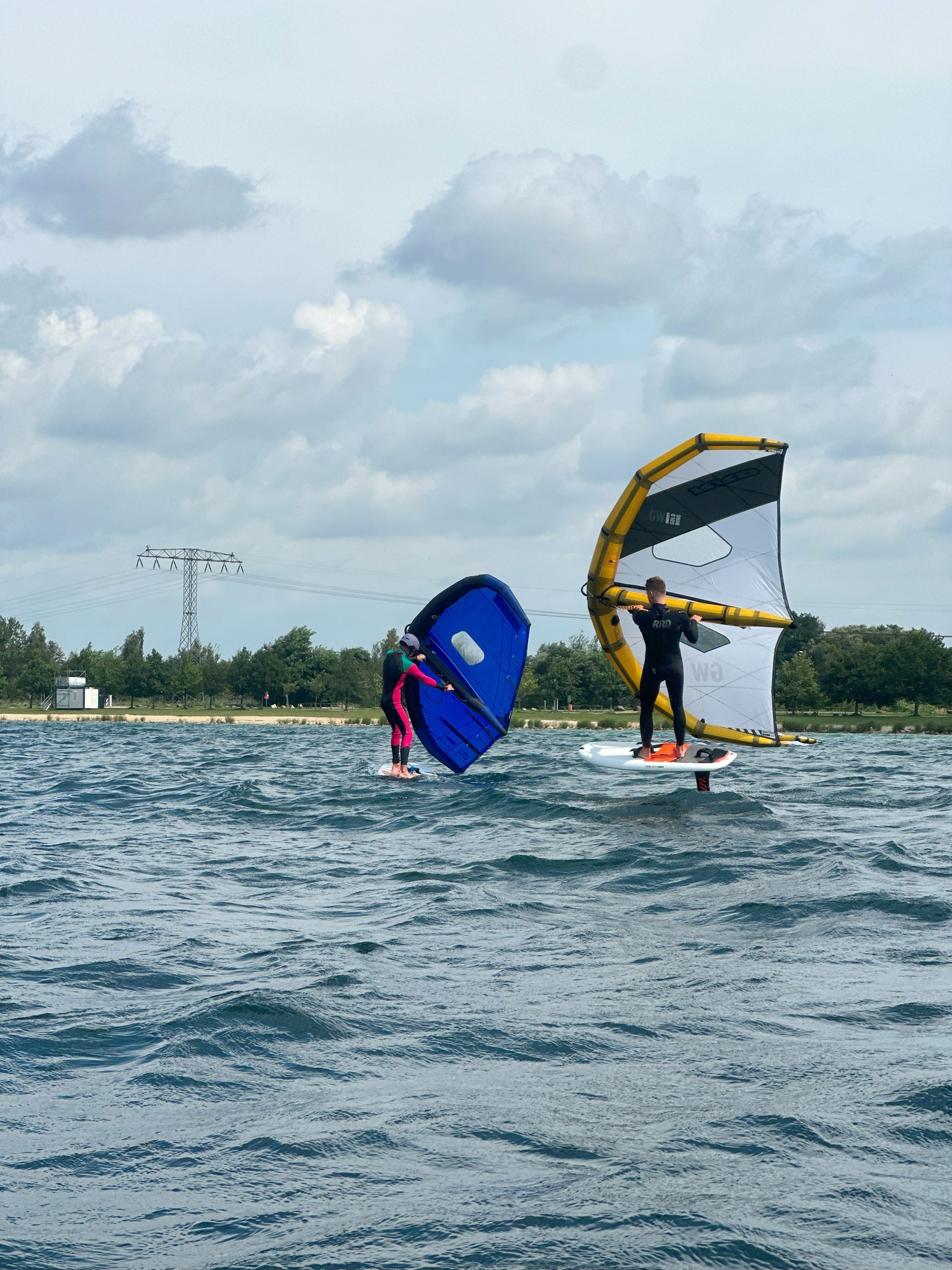 wingfoiling kurz berzdorfer see 1