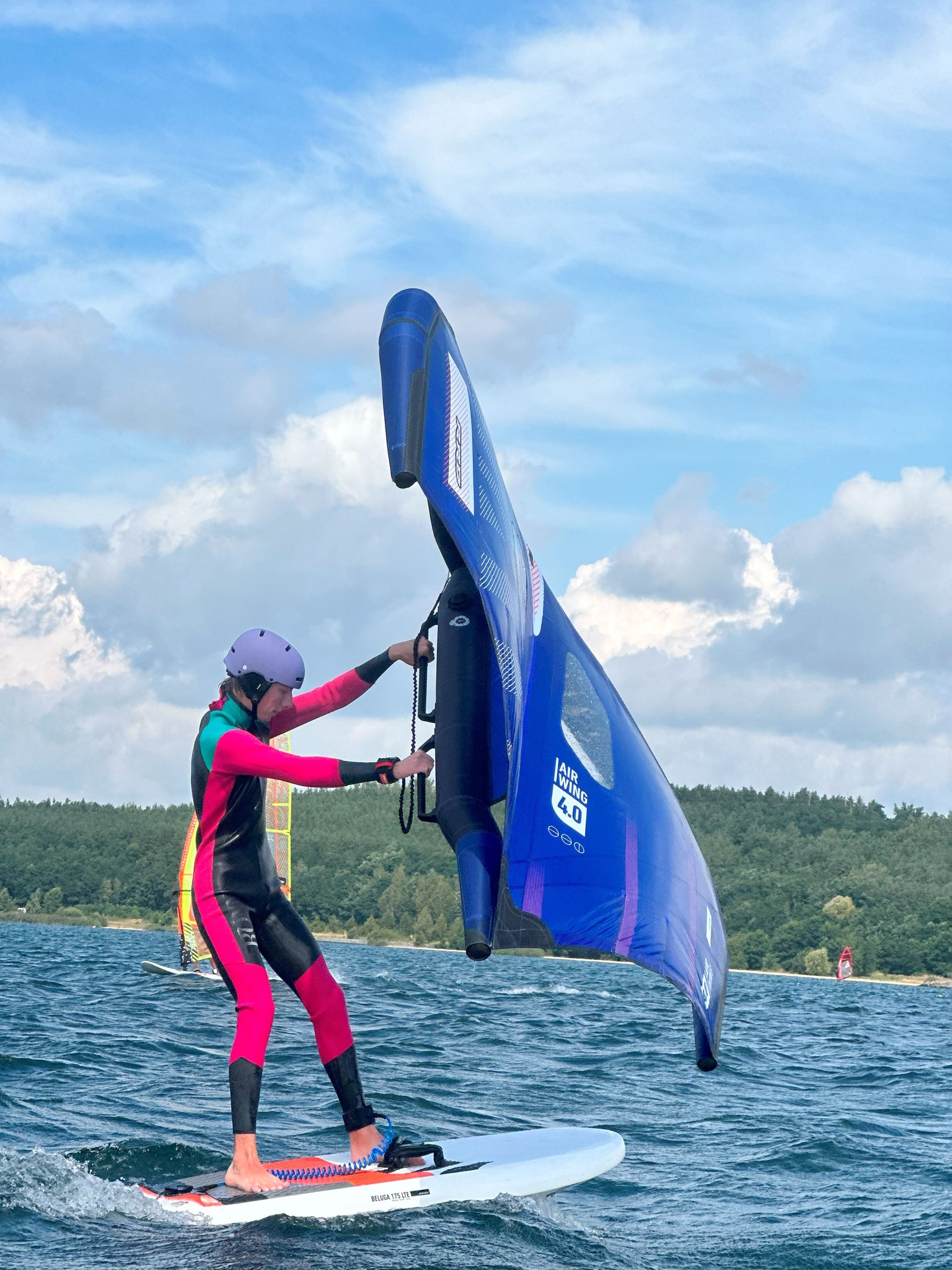 wingfoiling kurz berzdorfer see 1 plachta wing