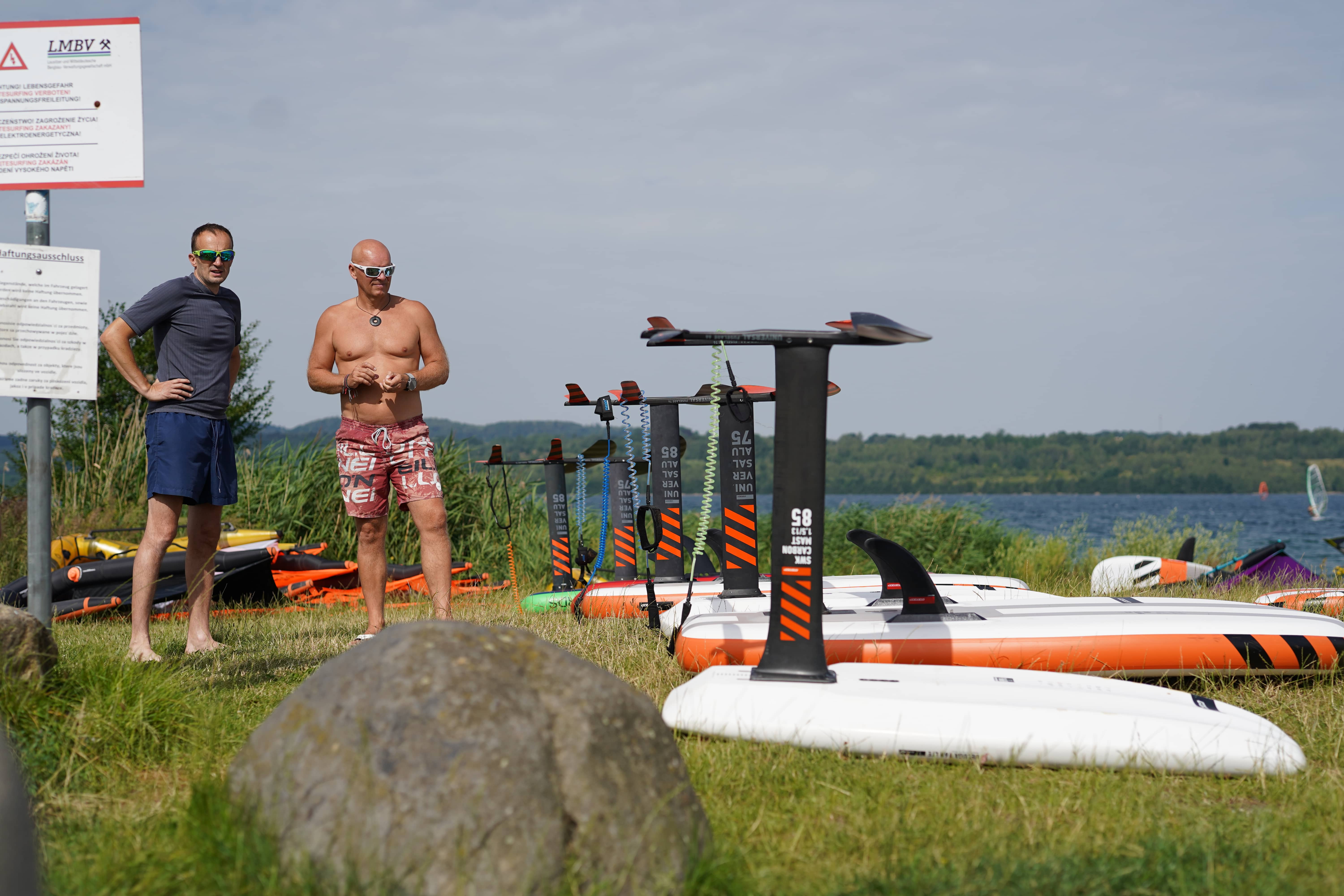 wingfoiling kurz berzdorfer see 1 teorie u vody