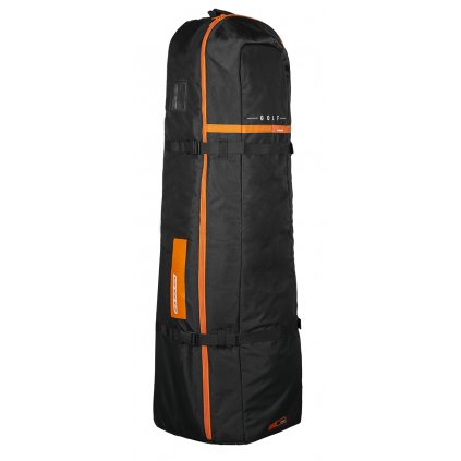 golf bag rrd y25 black orange na kite vybaveni s kolecky windsurfing karlin