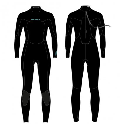 damsky neopren np nexus fullsuit back zip windsurfingkarlin