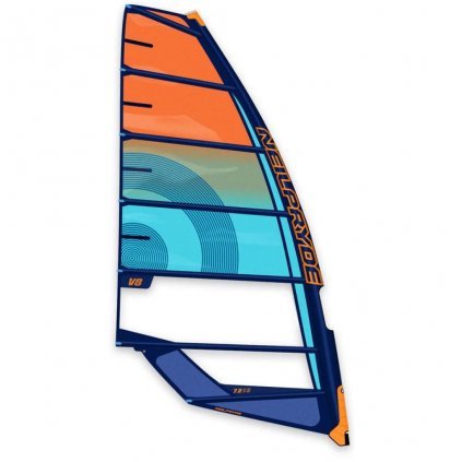 cyan orange neilpryde sails V8 2023 model