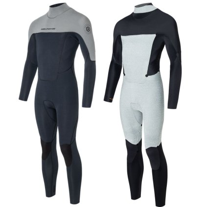 pansky neopren neilpryde rise fullsuit back zip 5 4 black and grey 2024