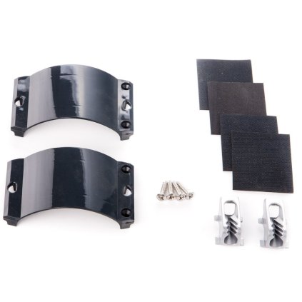 Zásek na ráhno 2x Clamcleat Strap, 4x Screws, 4x Rubber CL 244 Unifiber blak