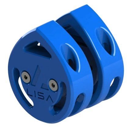 Twist lock pulley LISA blue