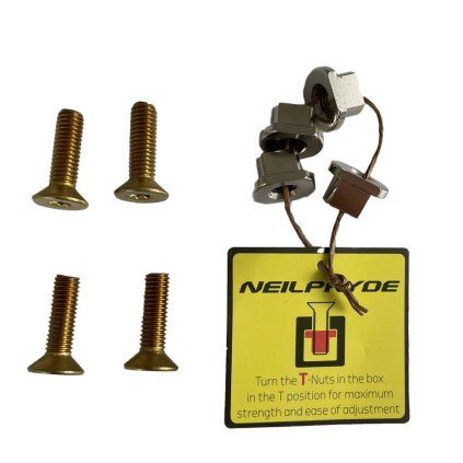 Screw set Neilpryde T Nut M8 30mm
