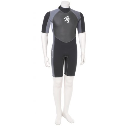 neopren ascan short silver black windsurfing karlin