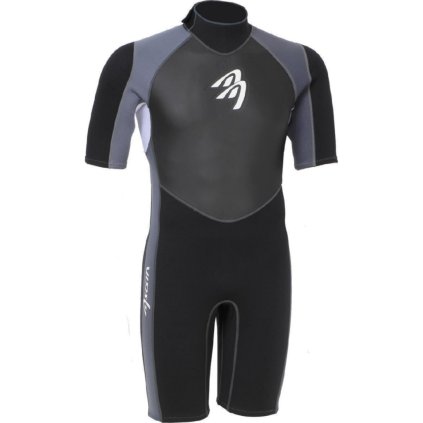Pánský neopren Ascan Short Back Zip 22