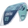 teal blue 1s contra windsurfing karlin kite