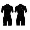 neilpryde nexus short back zip black windsurfingkarlin