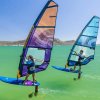 ryde sails neilpryde blue cyan foil sails