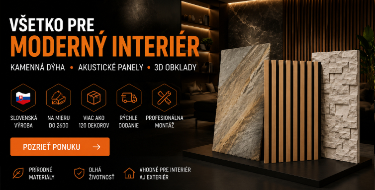 WINDU – kamenné dyhy, akustické panely a 3D obklady pre moderné interiéry aj exteriéry.