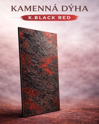 🔥 NOVINKA NA CESTĚ 🔥 K.BLACK RED – výrazná kamenná dýha, která spojuje sílu černé s energií červených struktur 🖤❤️ Tenhle...
