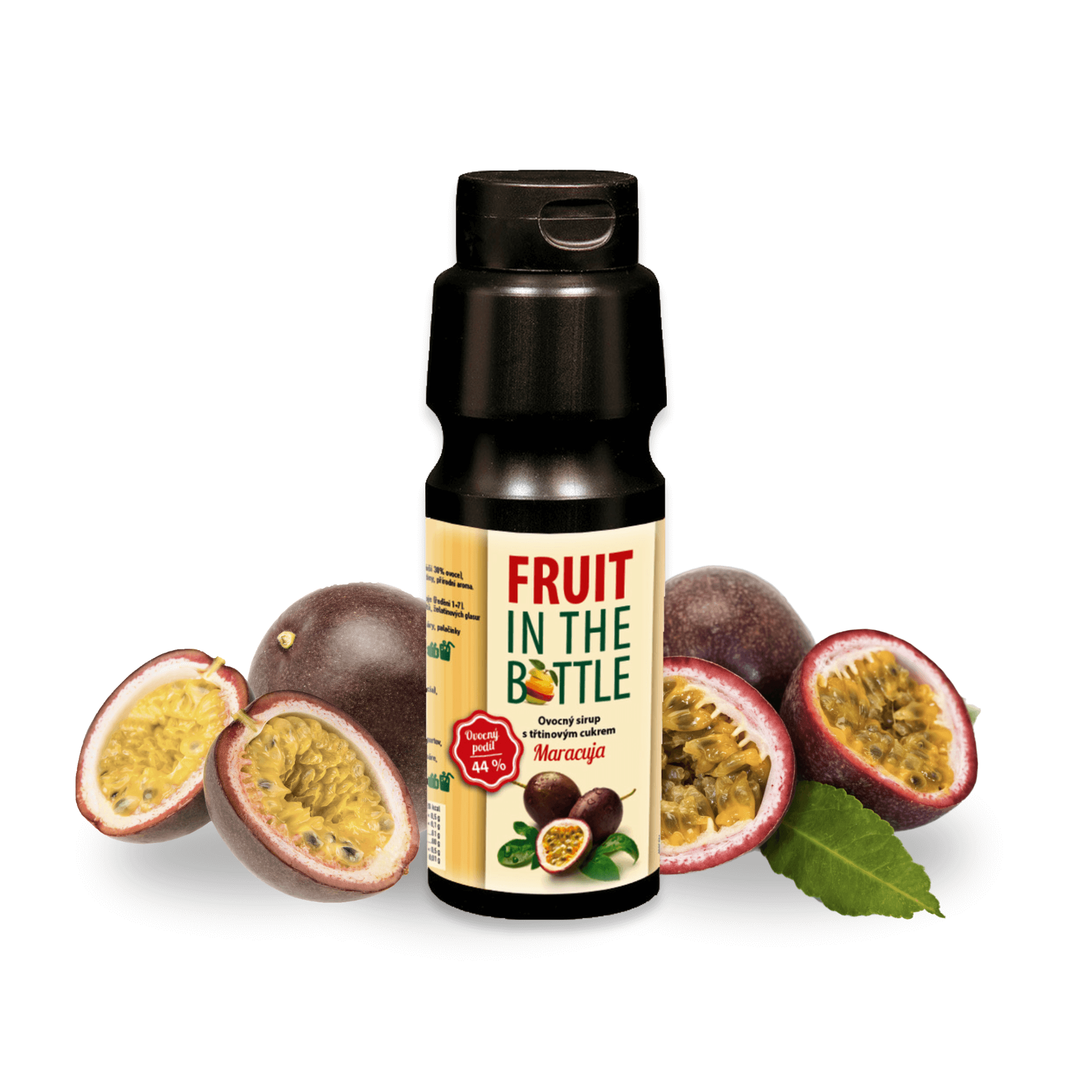 FRUJO Sirup Fruit in the Bottle – Maracuja, 750 ml | Přírodní sirup do sody